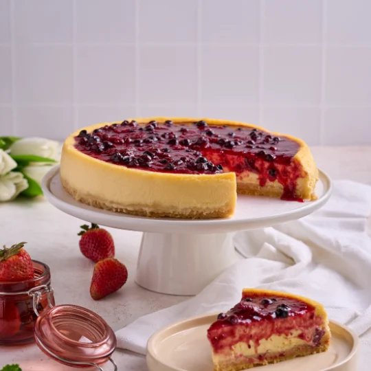 Cheescake de frutos rojos
